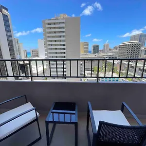 1508- Heart Of Waikiki With Kitchen-free Parking-king Bed-corner Unit , Honolulu United States